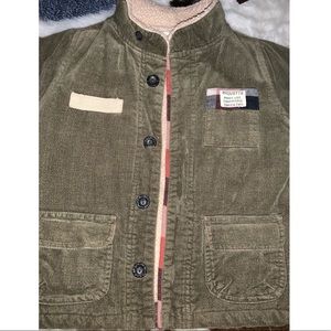 Biquette 90 Boy Toddler olive green sweater